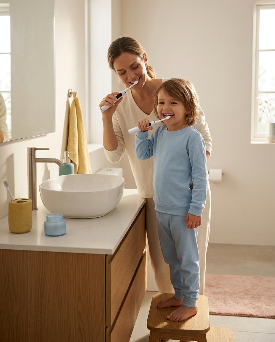 Family morning routine